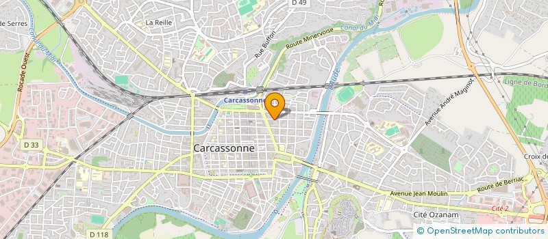localisation de l'entreprise SCI CANASSY à CARCASSONNE