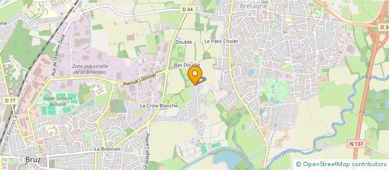 localisation de l'entreprise SCI CANAVESE  BRUZ