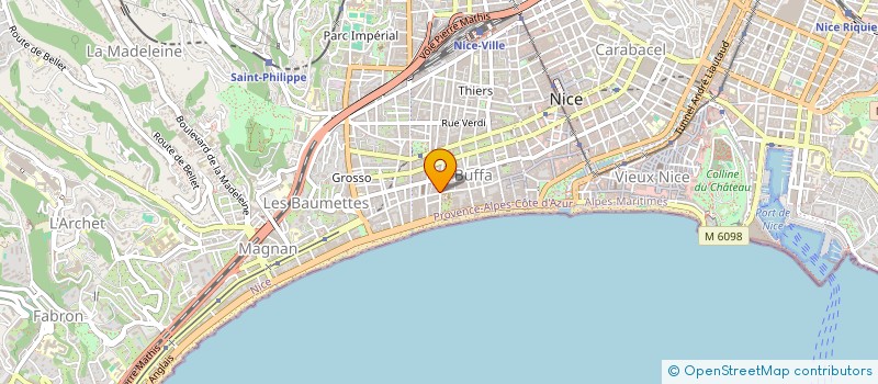 localisation de l'entreprise SCI CANAVESE BLD à NICE