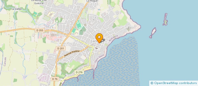 localisation de l'entreprise SCI CANCALE ET COMPAGNIE  CANCALE