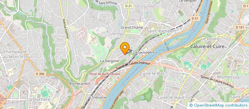 localisation de l'entreprise SCI CANCOR  LYON