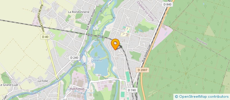 localisation de l'entreprise SCI CANDAN  CHALETTE-SUR-LOING