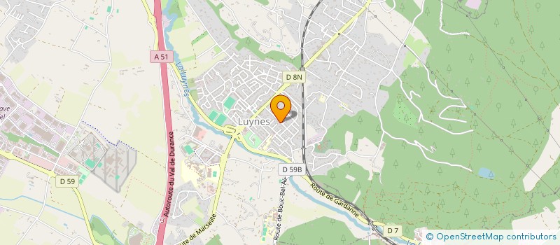 localisation de l'entreprise SCI CANDAURADE  AIX EN PROVENCE