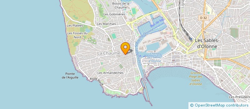 localisation de l'entreprise SCI CANDELA à LES SABLES D'OLONNE