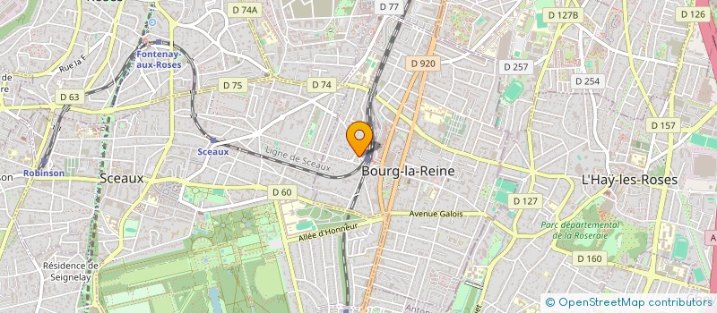 localisation de l'entreprise SCI CANDELOT à BOURG-LA-REINE