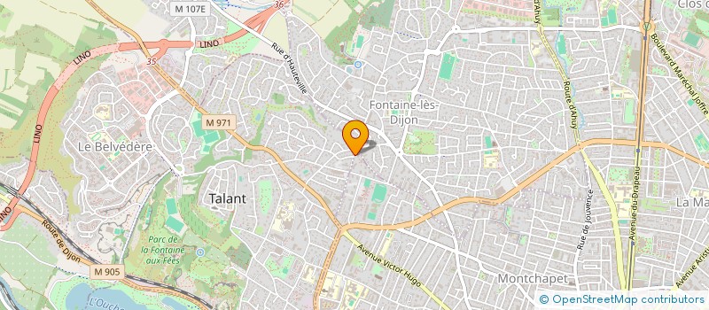 localisation de l'entreprise SCI CANDICE à DIJON