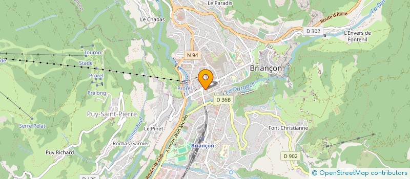 localisation de l'entreprise SCI CANDICE ASTREE à BRIANCON