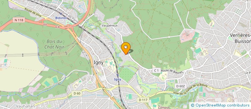 localisation de l'entreprise SCI CANDIDE à VERRIERES-LE-BUISSON