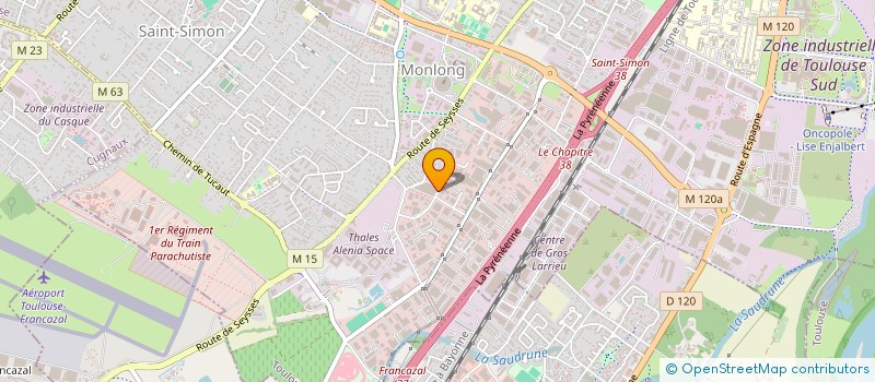 localisation de l'entreprise SCI CANDIE à TOULOUSE