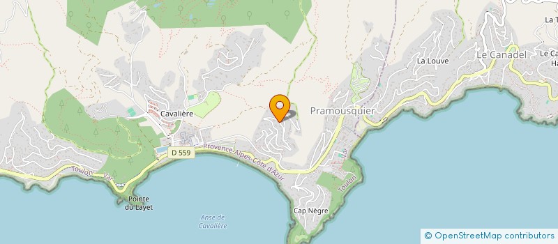 localisation de l'entreprise SCI CANDIFRAN à LE LAVANDOU