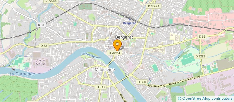 localisation de l'entreprise SCI CANDILLAC JUNIEN RABIER à BERGERAC