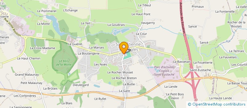 localisation de l'entreprise SCI CANDILOU  MAEN ROCH