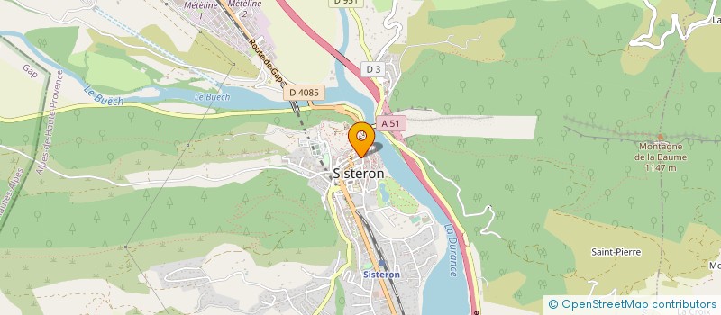 localisation de l'entreprise SCI CANDISSO SC  SISTERON