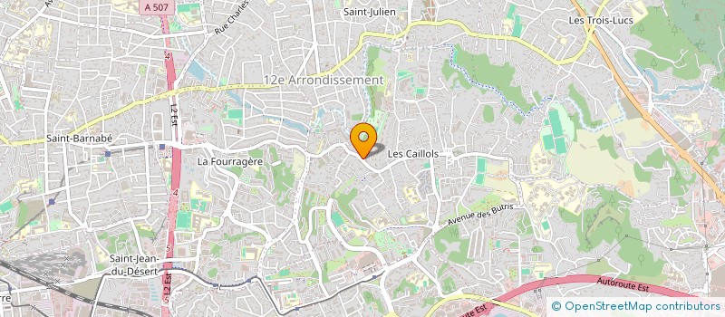 localisation de l'entreprise SCI CANDOLLE à MARSEILLE