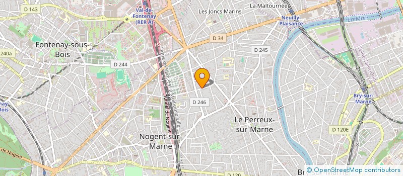 localisation de l'entreprise SCI CANDOLLE  LE PERREUX-SUR-MARNE