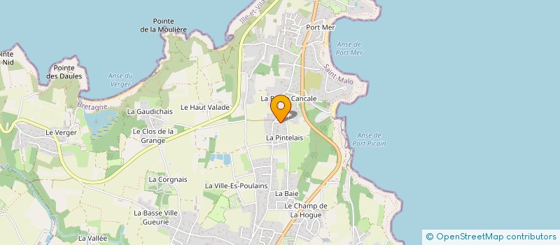 localisation de l'entreprise SCI CANDY  CANCALE