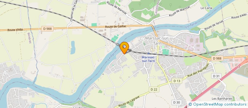 localisation de l'entreprise SCI CANDYLAND  MARSSAC-SUR-TARN