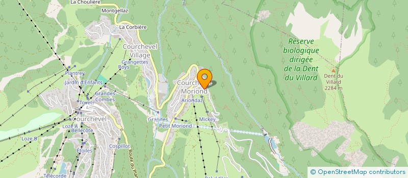 localisation de l'entreprise SCI CANE à COURCHEVEL