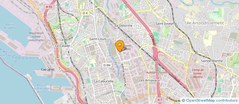 localisation de l'entreprise SCI CANEBIERE 116 à MARSEILLE