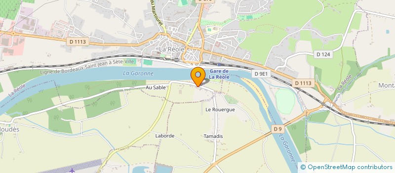 localisation de l'entreprise SCI CANEJUMI  LA REOLE