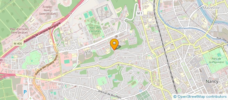 localisation de l'entreprise SCI CANEL  NANCY