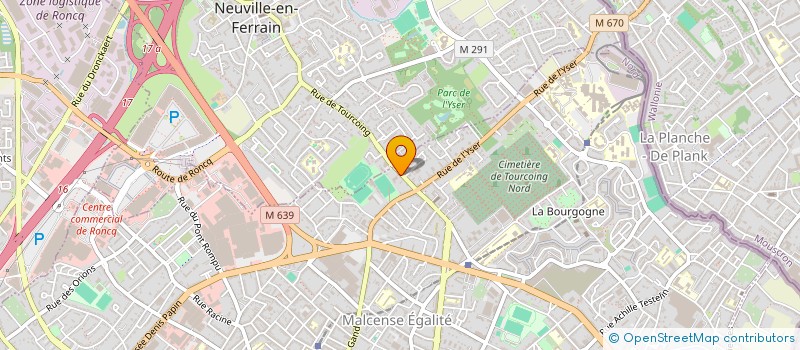 localisation de l'entreprise SCI CANELLE  TOURCOING