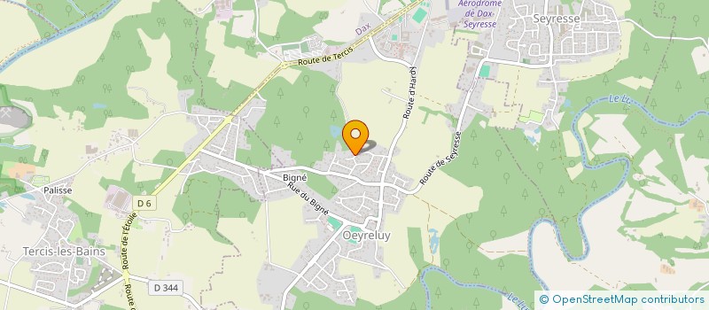 localisation de l'entreprise SCI CANELLE  OEYRELUY