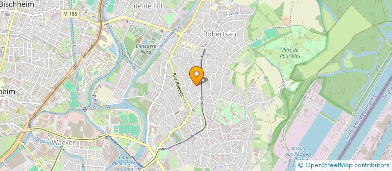 localisation de l'entreprise SCI CANELLE  STRASBOURG