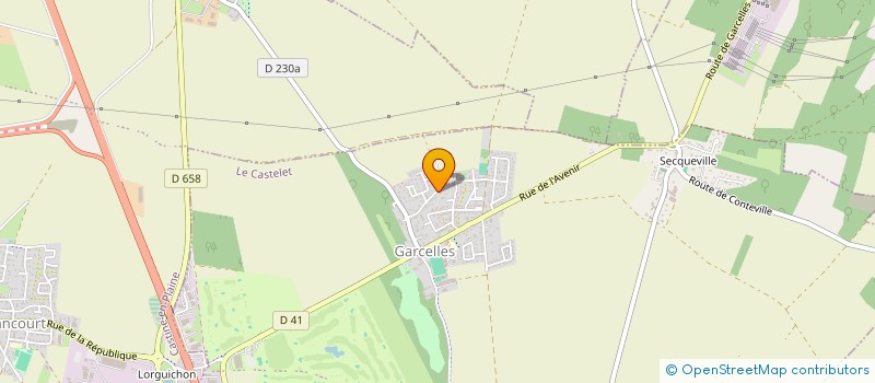 localisation de l'entreprise SCI CANELLE  LE CASTELET