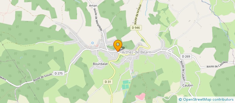 localisation de l'entreprise SCI CANELLE  ARTHEZ-DE-BEARN