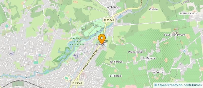 localisation de l'entreprise SCI CANELLE INVESTISSEMENTS à BERGERAC