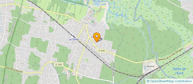 localisation de l'entreprise SCI CANEO  LE TEICH