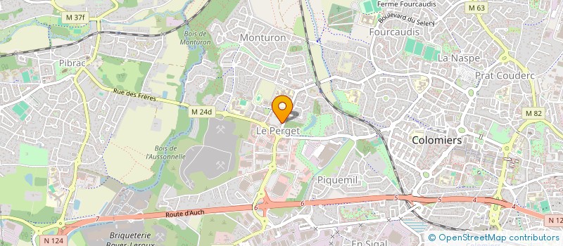 localisation de l'entreprise SCI CANER  CAMPSAS