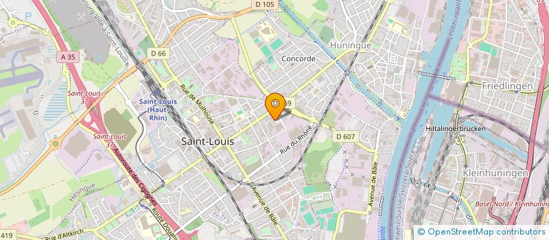 localisation de l'entreprise SCI CANER  SAINT-LOUIS