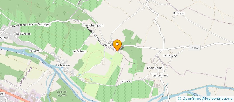 localisation de l'entreprise SCI CANERSAC  SAINT-BRICE