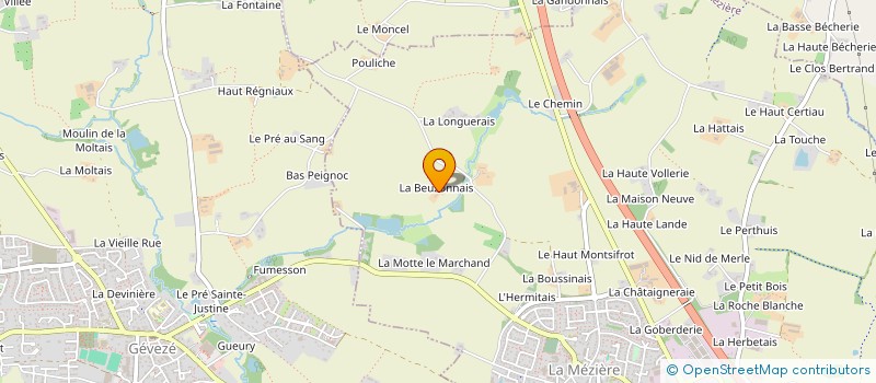 localisation de l'entreprise SCI CANET  LA MEZIERE