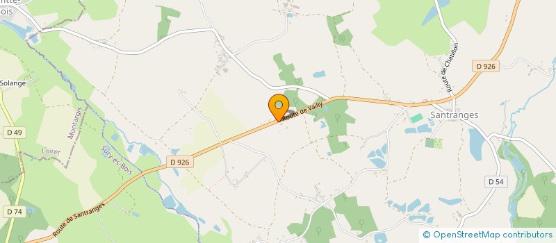 localisation de l'entreprise SCI CANET CONFLENT  SANTRANGES