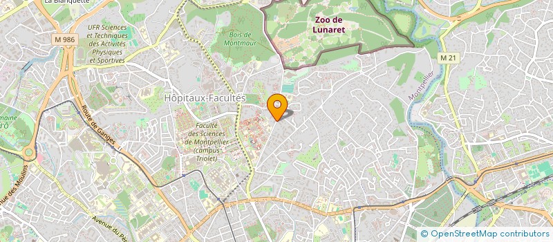 localisation de l'entreprise SCI CANET ROUSSSILLON à MONTPELLIER