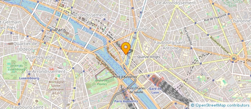 localisation de l'entreprise SCI CANET STRASBOURG  PARIS