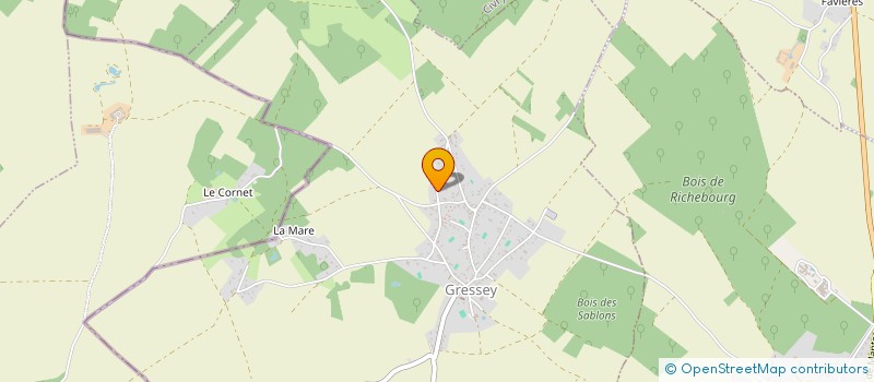 localisation de l'entreprise SCI CANETTE  GRESSEY