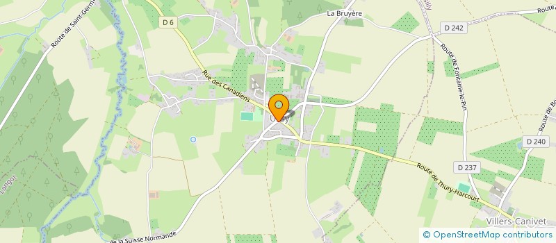 localisation de l'entreprise SCI CANEVET  USSY