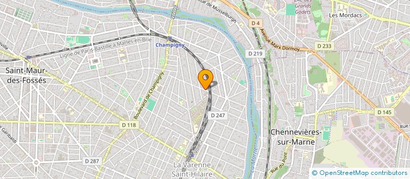 localisation de l'entreprise SCI CANFA à SAINT-MAUR-DES-FOSSES