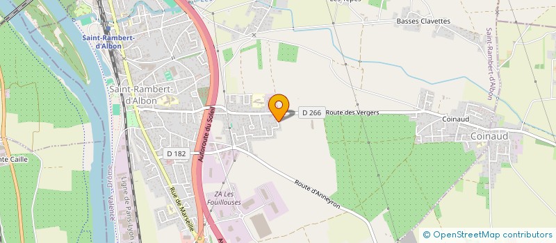 localisation de l'entreprise SCI CANGOR  SAINT-RAMBERT-D'ALBON