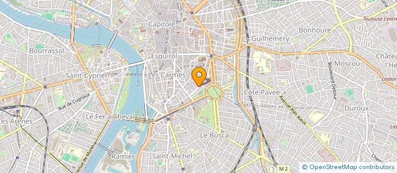 localisation de l'entreprise SCI CANGUILHEM  TOULOUSE
