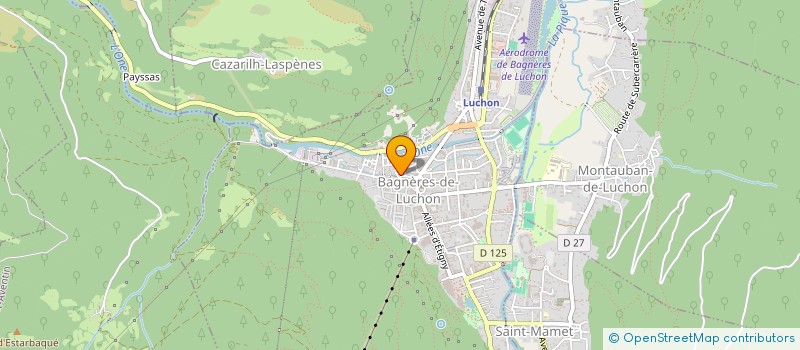 localisation de l'entreprise SCI CANHI  BAGNERES-DE-LUCHON