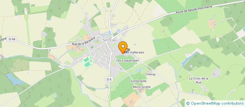 localisation de l'entreprise SCI CANIONI  SONZAY