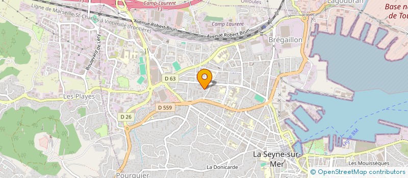 localisation de l'entreprise SCI CANIS à LA SEYNE-SUR-MER