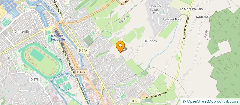 localisation de l'entreprise SCI CANISY  TOURGEVILLE