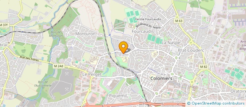 localisation de l'entreprise SCI CANIVET-LAFFITTE à COLOMIERS