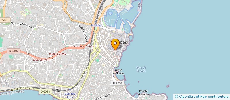 localisation de l'entreprise SCI CANIVEZ à ANTIBES